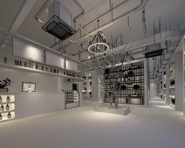 restaurant teahouse cafe drinks clubhouse 111 3D Model .c4d .max .obj .3ds .fbx .stl .blend 