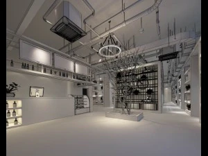 restaurante casa de ch&aacute; caf&eacute; bebidas clube 111 Modelo 3D