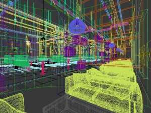 restaurant teahouse cafe drinks clubhouse 111 3D Model