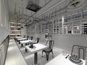 restaurant teahouse cafe drinks clubhouse 111 Modèle 3D