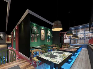 restaurant theehuis café drankjes clubhuis 113 3D Model