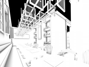 restaurant teahouse cafe drinks clubhouse 113 3D Model