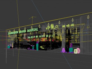 restaurant teahouse cafe drinks clubhouse 113 3D Model