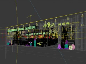 restaurant teahouse cafe drinks clubhouse 113 3D Model