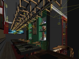 restaurant teahouse cafe drinks clubhouse 113 3D Model