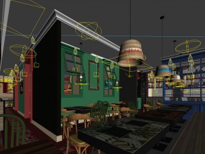 restaurant teahouse cafe drinks clubhouse 113 3D Model