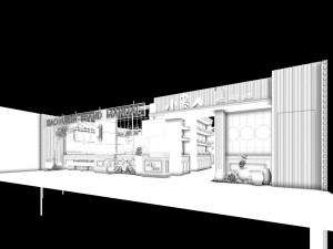 restaurant teahouse cafe drinks clubhouse 113 3D Model