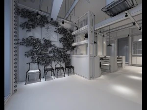 restaurant teahouse cafe drinks clubhouse 114 3D Model