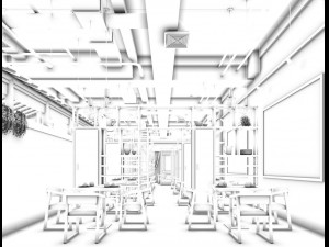 restaurant teahouse cafe drinks clubhouse 115 3D Model