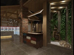 restaurant teahouse cafe drinks clubhouse 115 3D Model