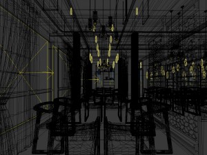 restaurant teahouse cafe drinks clubhouse 115 3D Model