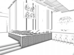 restaurant teahouse cafe drinks clubhouse 116 3D Model