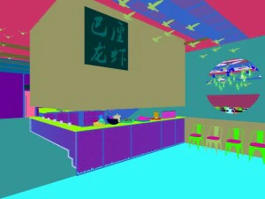 restaurant teahouse cafe drinks clubhouse 116 3D Model
