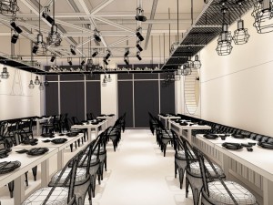 restaurant teahouse cafe drinks clubhouse 116 3D Модель
