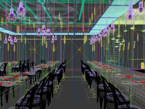 restaurant teahouse cafe drinks clubhouse 116 3D Model