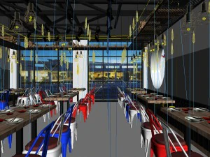 restaurant teahouse cafe drinks clubhouse 116 3D Model