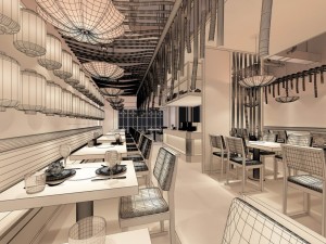 restaurant teahouse cafe drinks clubhouse 117 3D 模型