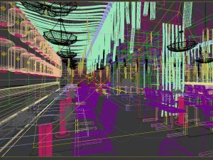 Restaurant Teehaus Caf&eacute; Getr&auml;nke Clubhaus 117 3D Modell