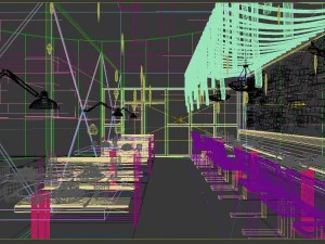 Restaurant Teehaus Caf&eacute; Getr&auml;nke Clubhaus 117 3D Modell