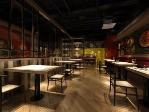 Restaurant Teehaus Caf&eacute; Getr&auml;nke Clubhaus 117 3D Modell