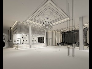 restaurant teahouse cafe drinks clubhouse 118 3D Model