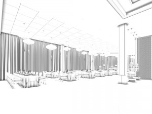 restaurant teahouse cafe drinks clubhouse 118 3D Model