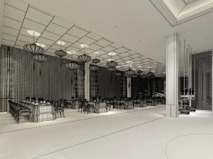 restaurant teahouse cafe drinks clubhouse 118 3D Model