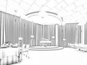 restaurant teahouse cafe drinks clubhouse 118 3D Model