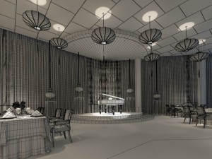 restaurant teahouse cafe drinks clubhouse 118 3D Model