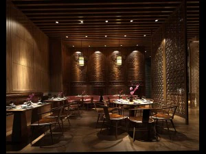 restaurante casa de ch&aacute; caf&eacute; bebidas clube 119 Modelo 3D