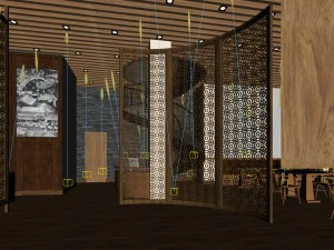 restaurant teahouse cafe drinks clubhouse 119 3D Model