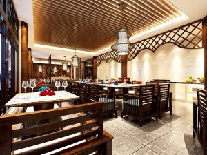 restaurant teahouse cafe drinks clubhouse 120 3D Model