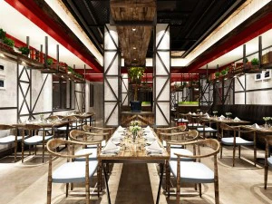 restaurante casa de ch&aacute; caf&eacute; bebidas clube 121 Modelo 3D