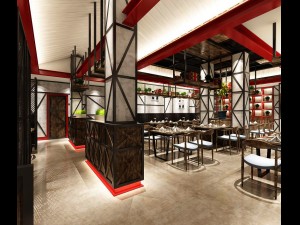 restaurant teahouse cafe drinks clubhouse 121 Modello 3D