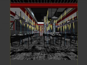 restaurant teahouse cafe drinks clubhouse 121 Modello 3D
