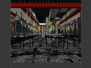 restaurant teahouse cafe drinks clubhouse 121 3D Model