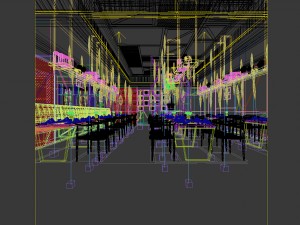 restaurant teahouse cafe drinks clubhouse 121 Modello 3D