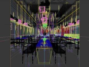 restaurant teahouse cafe drinks clubhouse 121 3D Model