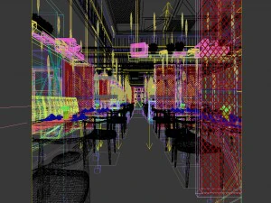 restaurant teahouse cafe drinks clubhouse 121 3D Model