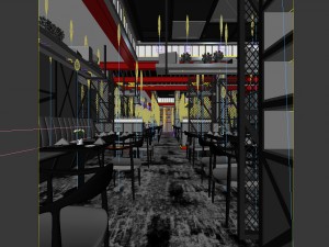 restaurant teahouse cafe drinks clubhouse 121 Modello 3D