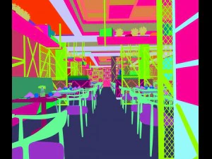 restaurant teahouse cafe drinks clubhouse 121 3D Model