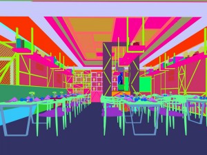 restaurant teahouse cafe drinks clubhouse 121 Modello 3D