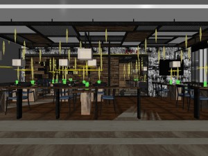 restaurant teahouse cafe drinks clubhouse 123 3Dモデル