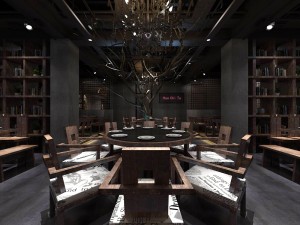 restaurant teahouse cafe drinks clubhouse 124 3D Model
