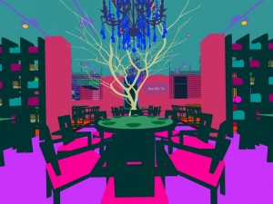 restaurant teahouse cafe drinks clubhouse 124 3D Model