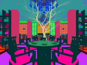 restaurant teahouse cafe drinks clubhouse 124 3D Model