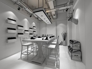 restaurant teahouse cafe drinks clubhouse 124 3D Model