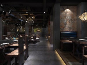 restaurant teahouse cafe drinks clubhouse 124 3D Model