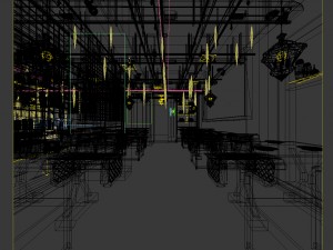 restaurant teahouse cafe drinks clubhouse 124 3D Model