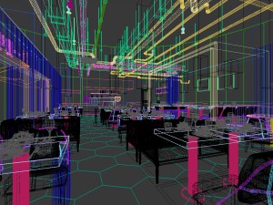 restaurant teahouse cafe drinks clubhouse 125 3D Model